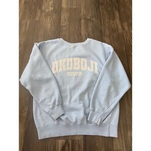 Vintage okobogi graphic sweatshirt crewneck size medium bts back to school